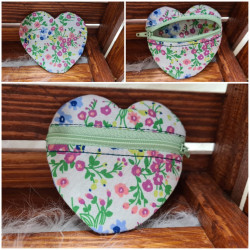 Stickdatei ITH - Herz Tasche blanko in 5 Größen